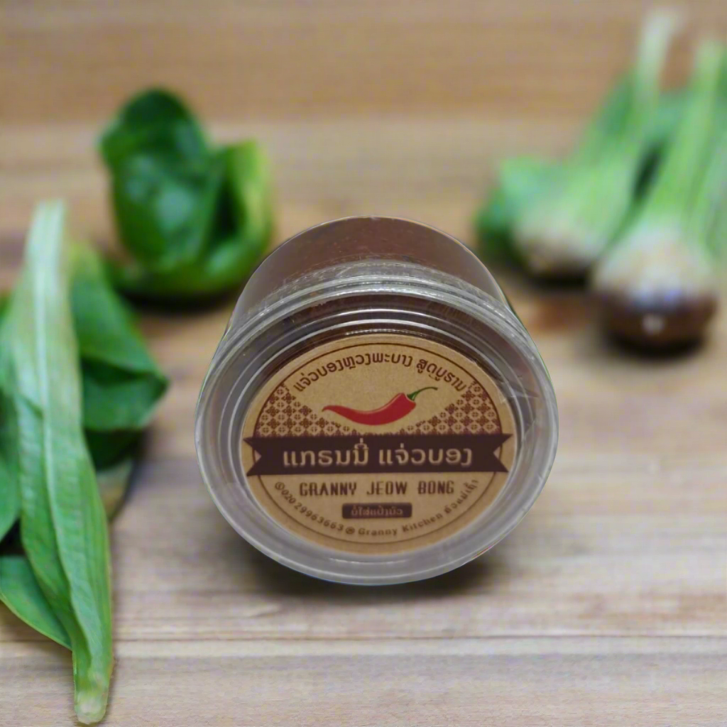 Granny Jeow Bong – Authentic Lao Chili Paste in a Handy 100g Jar