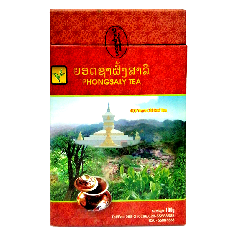 Phongsaly Tea Brand Thé rouge Tee Tree vieux de 400 ans 100g
