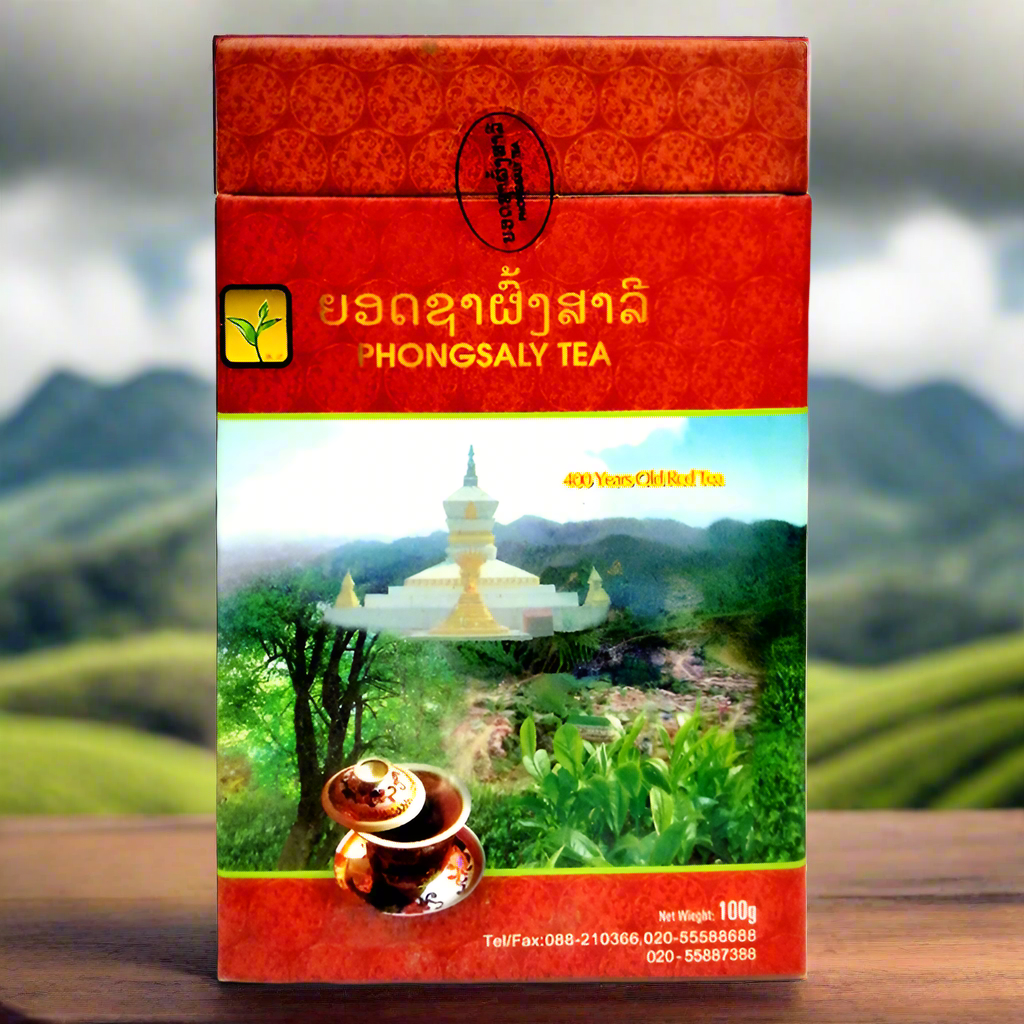 Phongsaly Tea Brand Thé rouge Tee Tree vieux de 400 ans 100g