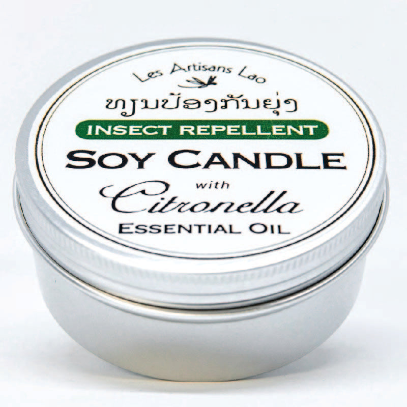 Citronella candle in alu tin can 130g