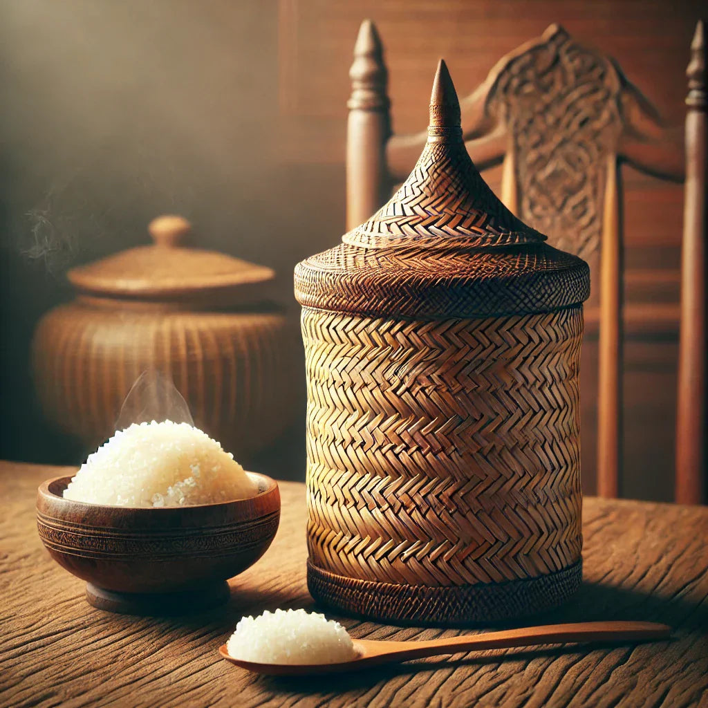 Behind Lao Sticky Rice & Its Iconic Container – Lao Souvenir
