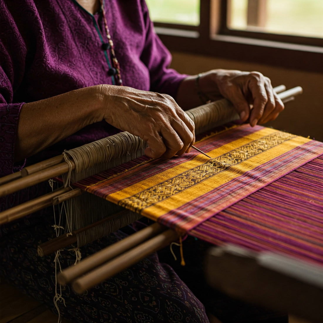 Handmade Lao Silk: A Tradition of Elegance