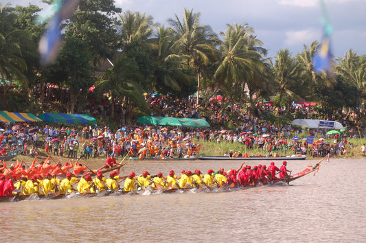 The Boat Festival in Laos, known as "Boun Suang Heua"