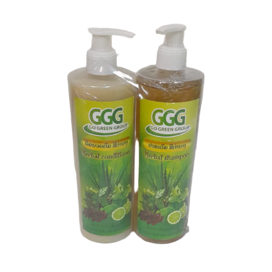 GGG Herbal Conditioner 500ml and Herbal Shampoo 500ml pack