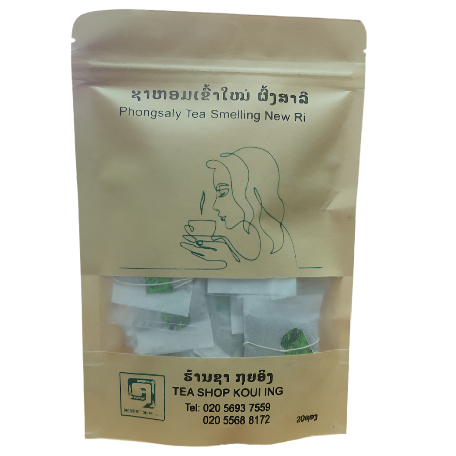 Koui Ing Tea – Hom Khao Mai Tea, 20 Sachets in Paper Bag