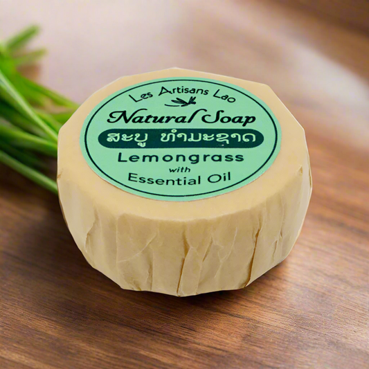 Lao Natural Soap Lemongrass Essential Oil 100g