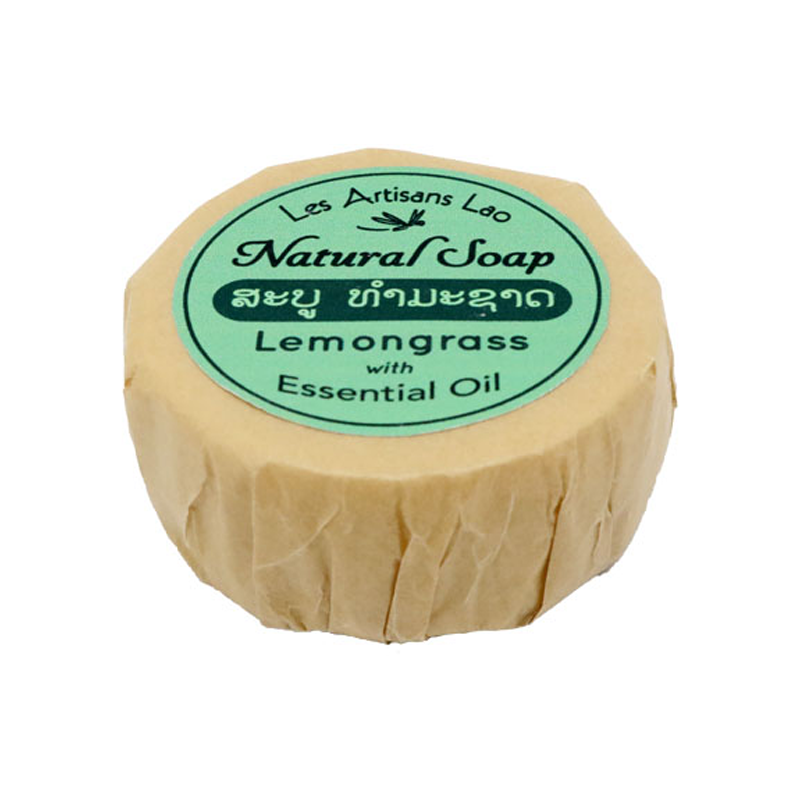 Lao Natural Soap Lemongrass Essential Oil 100g