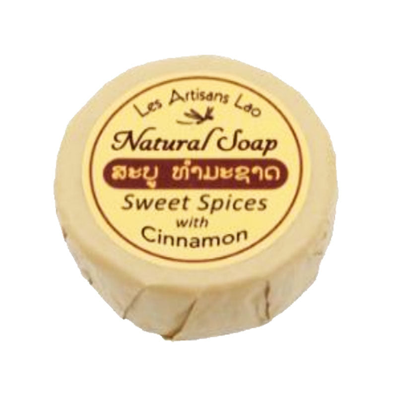 Lao Natural Soap sweet spices with Cinnamon 100g