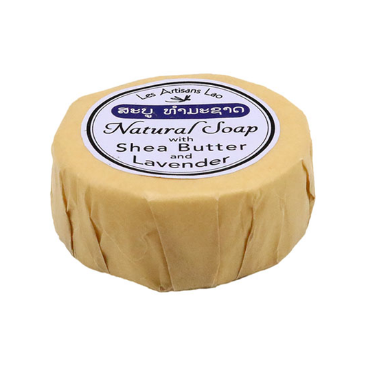 Lao Natural Soap with Shea Butter and Lavender 100g