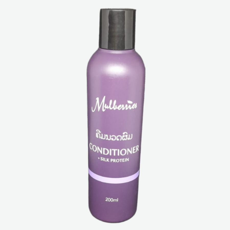 Mulberries Conditioner 200ml – Deeply Nourish and Revitalize Your Hair, Made in Laos