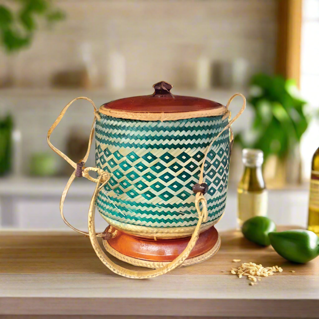 Sticky Rice Container w: 11cm h: 13cm 200g