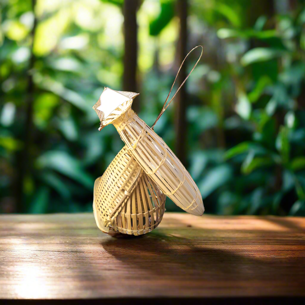 Traditional Lao Fish Trap Miniature Set