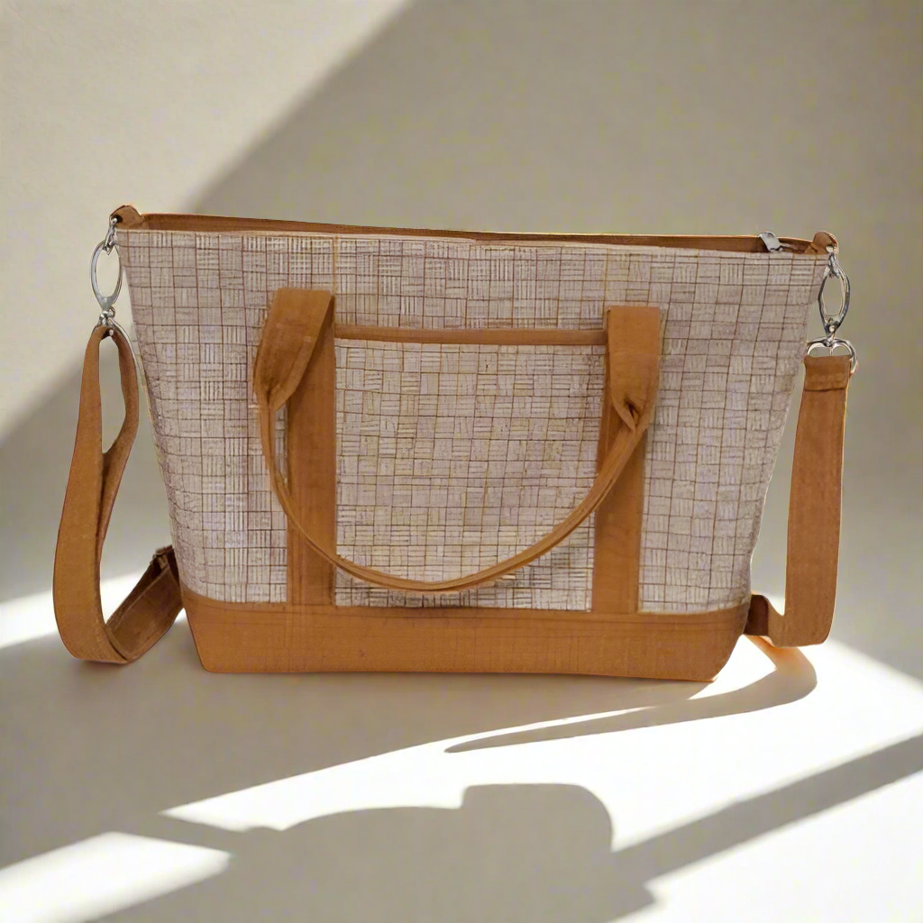 Handmade Cotton Bag with Unique Lao Pattern – Eco-Friendly Souvenir from Laos