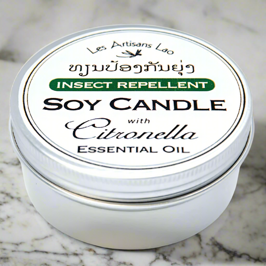 Citronella candle in alu tin can 130g